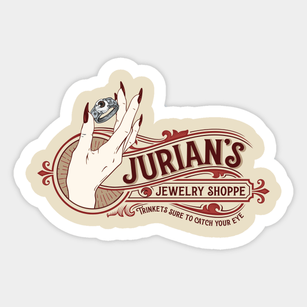 Jurian's Jewelry Shoppe Sticker by CrimsonHaze